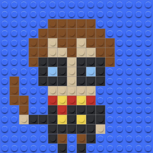Mosa&iuml;que briques LEGO Harry Potter